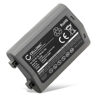 EN-EL18 accu voor Nikon D4, D4s, D5, D6 - 3300mAh vervangende accu voor camera
