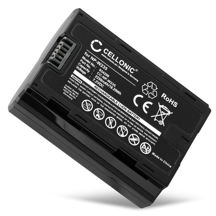 FujiFilm X-S20 Batterie 2250mAh de subtel