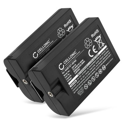 2x Batterie pour Ring Intercom, Ring Stick Up Cam, Ring Spotlight Cam, Ring Video Doorbell 2 6400mAh de CELLONIC