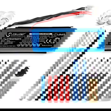 Batterie JBL Charge 3 (2016) GSP1029102A (6000mAh, 3.7V) + kit d'outils de CELLONIC