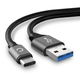Datakabel USB-A naar USB C Type C, 2m