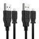 2x Datakabel U-8 8 Pin naar USB A, 1.5m