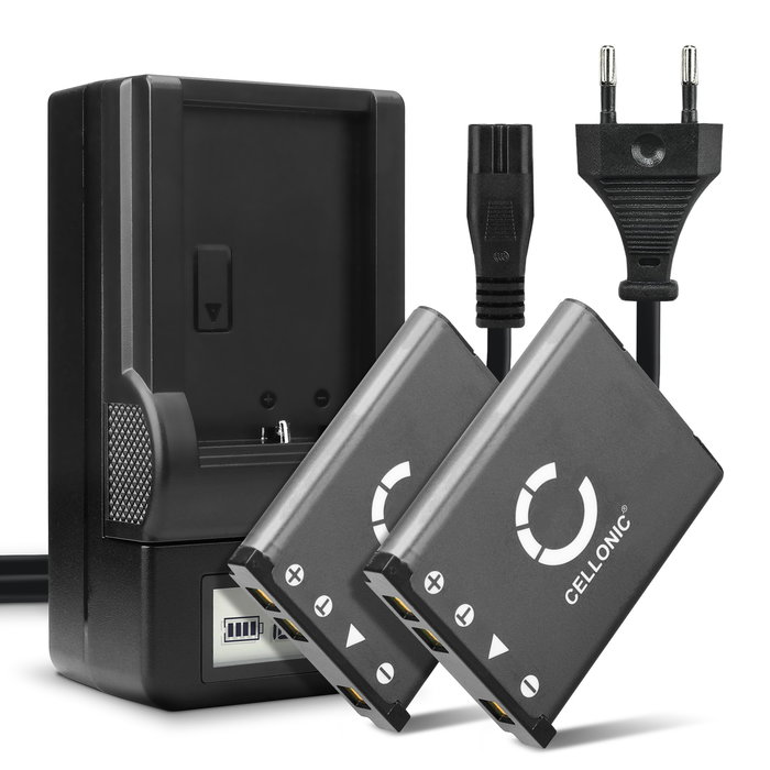 2x Olympus SP-700 Batterie + Chargeur 700mAh de CELLONIC