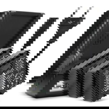 2x BP-807,BP-809,BP-819,BP-827 accu voor Canon XA10 HG10 HG20 HF10 HF100 FS300 VIXIA HF G20 G10 HF200 HF20 HF S100 LEGRIA HF G25 HF200 HF M46 - 890mAh + Oplader vervangende accu voor camera