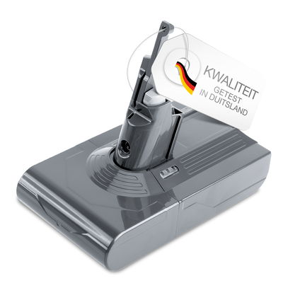 Accu voor Dyson V8, V8 Absolute, V8 Animal, V8 Animal Exclusive, V8 Fluffy, (Dyson 215681, VE6), SV10, SV25 3000mAh van CELLONIC - Batterij met schroeven