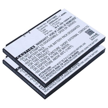 2x Accu voor Netgear AirCard 810, 810S, 790S, 790, 779S, AC790S, AC779S, Fuse 779, NTGR779ABB W-7, -7a, -7b, -8a (2000mAh, 3.7V) van CELLONIC