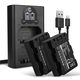 2x Battery (1600mAh, 7.2V) + Dual Charger