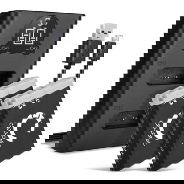 2x CELLONIC® Camera Battery for Canon PowerShot G7X, G7 X Mark II, G5 X, SX740 HS, SX620 HS, SX730 HS, NB13L Replacement NB-13L Battery 1010mAh Backup + Dual Charger CB-2LHE