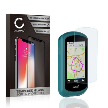 Backcover + Protection d'écran pour Garmin Edge 1030 / Edge 1030 Plus - Silicone, vert Housse Pochette