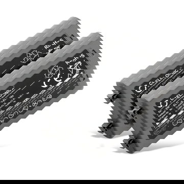 2x Batterie pour Nikon D850, D5, D800, D810, D4s, D4, D6, D800E, Z 9 3300mAh de CELLONIC