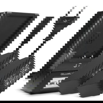 Pack de 2x batteries VW-VBD58 CGA-D54 4400mAh pour appareil photo Panasonic HC-X1000, HC-X1500, HC-MDH3, AG-AC8, HC-X2000 - Avec chargeur AG-BRD50 et câble d'alimentation