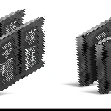 2x GR-B202 VW-VBD070 VBD1 VM-BPL135 BPL27 accu voor Panasonic NV-DX1 NV-GS280 GS250 VM-H775 RCA Pro-V730 - 2000mAh vervangende accu voor camera