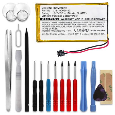 Batterie 361-00090-00 180mAh pour Garmin VivoActive HR - + kit d'outils