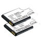 2x Accu FRA051, 312BAT026 1200mAh