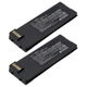 2x Battery (2400mAh, 3.7V)