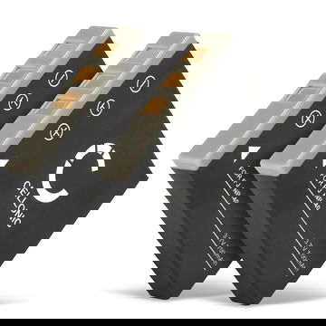 2x D-LI95 Battery for Pentax Optio E85 / Optio M85 700mAh Camera Battery Replacement D-Li95