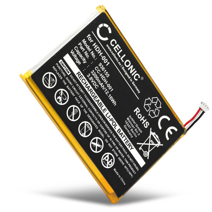 Nintendo HDH-001 Batterie 3200mAh de Cellonic