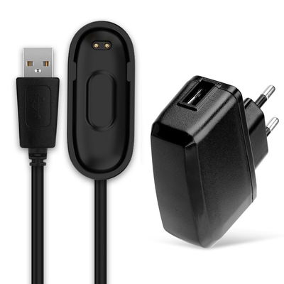 Chargeur 5W + Câble USB pour montre connectée Xiaomi Mi Band 4 - Alimentation 1A, Câble de Charge rapide