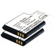 2x Accu 361-00030-00, 010-01055-15, 010-02184-01, 010-11935-00 1200mAh