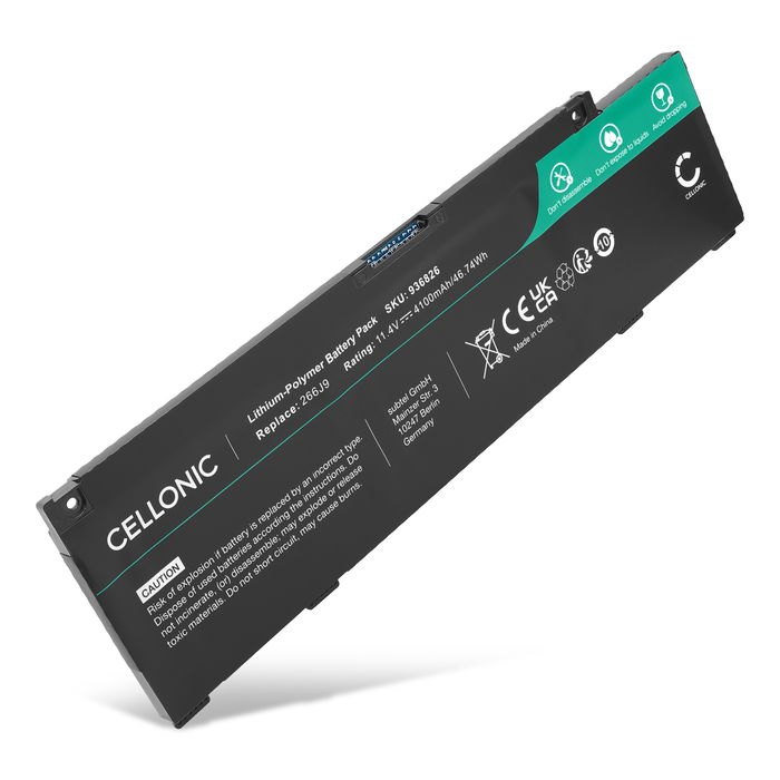 Batterie pour Dell G3 3590-R1545BL Accu 4100mAh -Batterie de rechange