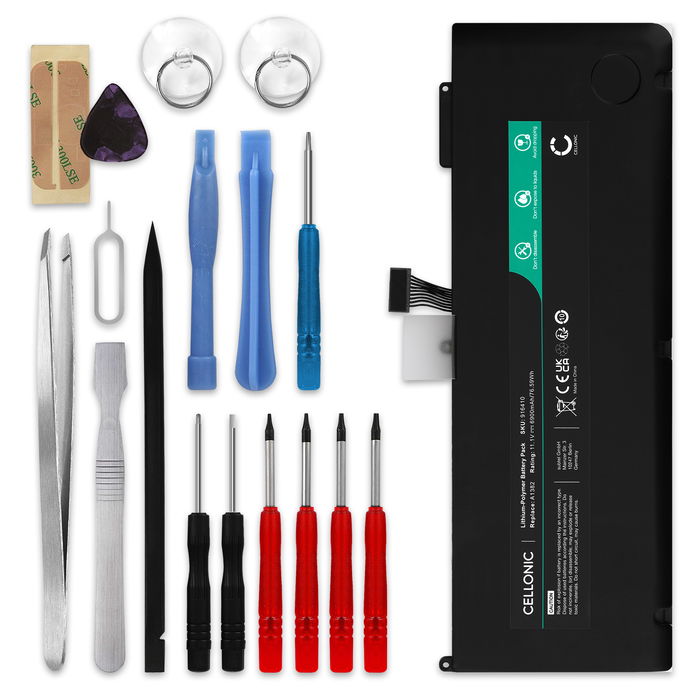 Apple MacBook Pro 15 - A1286 - Early 2011 Battery + Tool-kit 6900mAh from subtel