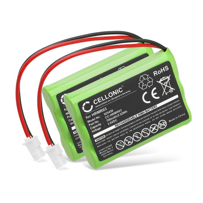 2x Motorola MBP482 Batterie 700mAh de subtel