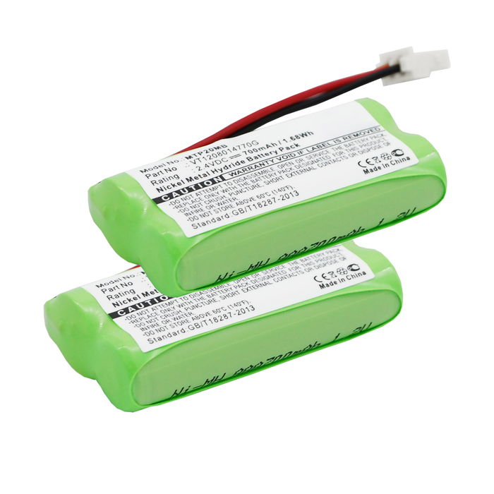 2x Motorola MBP20 Batterie 700mAh de subtel
