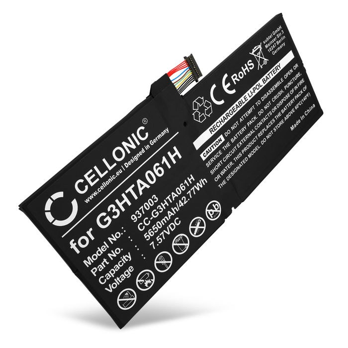 Microsoft Surface Pro 7 Batterie 5650mAh de CELLONIC