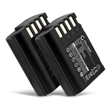 2x Batterie 1600mAh pour appareil photo Panasonic Lumix GH5, GH5S / DC-S5 / G9 - Remplacement modèle DMW-BLK22