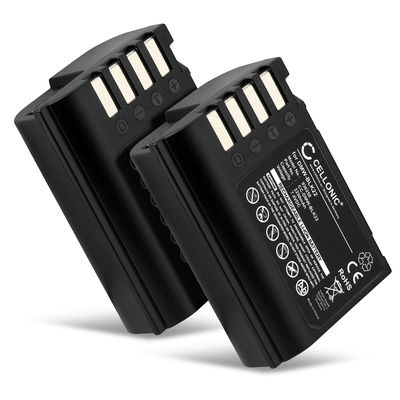 2x Batterij voor Panasonic Lumix G9 GH5 II GH5S GH6 S5 S5K DMW-BLK22 2250mAh camera van CELLONIC