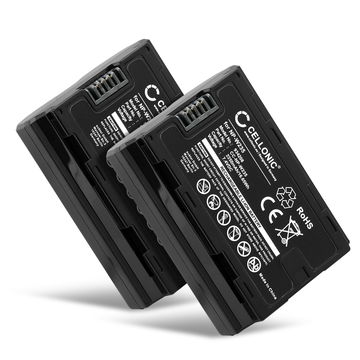 2x Batterie pour FujiFilm GFX100S, FujiFilm GFX 50S II, W235, Fuji NP-W235, FujiFilm X-T4 NP-W235 (2250mAh, 7.2V) de CELLONIC