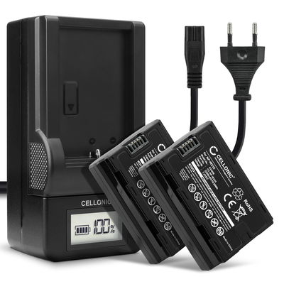 2x Batterie 2250mAh pour appareil photo FujiFilm Fuji X-T4 - Remplacement modèle NP-W235 + Chargeur NP W235