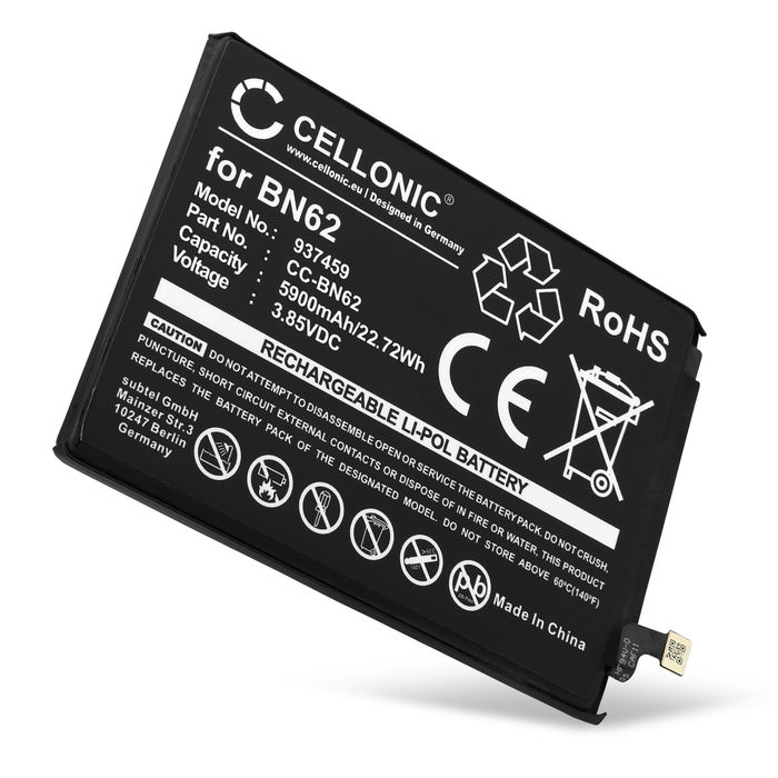 Xiaomi Redmi Note 9 Accu Batterij 5900mAh van CELLONIC
