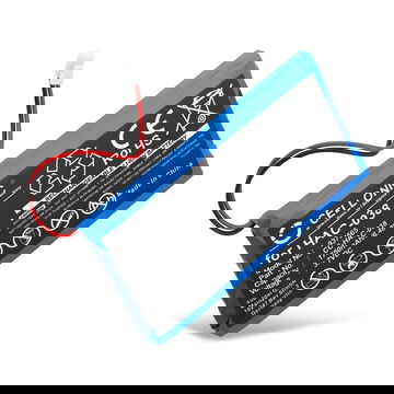 Batterij compatibel met Nintendo Mario Kart Live: Home Circuit - HAC-038 1750mAh vervangende accu reservebatterij extra energie