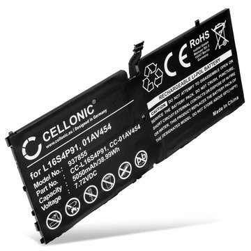 Vervangende L16S4P91, L16L4P91, 5B10W13919 batterij voor Lenovo Thinkpad X1 Tablet 3rd Gen tablet - 5050mAh wisselbare accu,  tablet