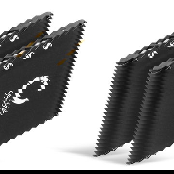 2x Batterie 600mAh pour appareil photo Pentax Optio M50, Optio M60, Optio S1 - Remplacement modèle D-LI78