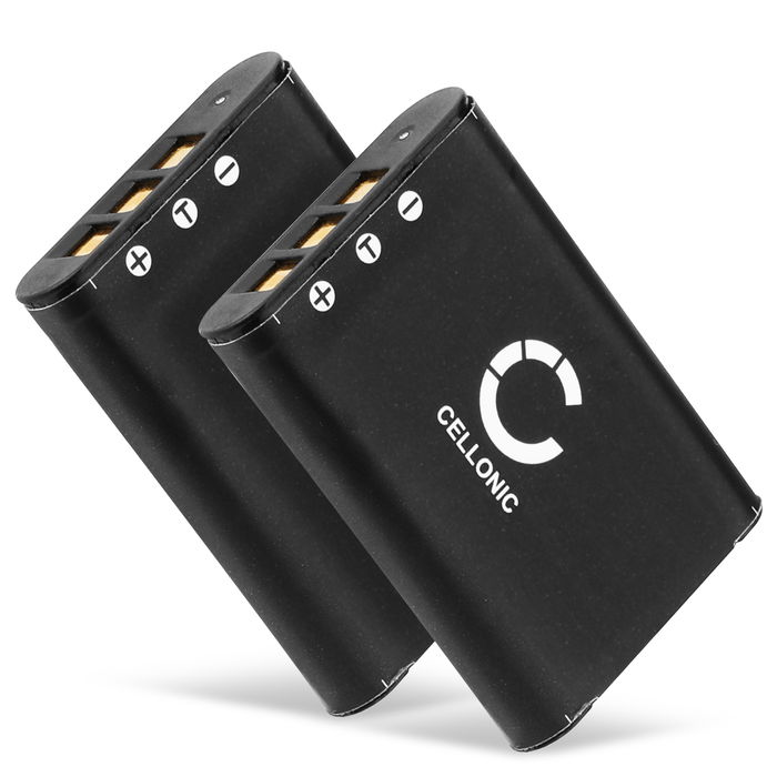 2x Batterie pour Pentax Optio V20 Accu 600mAh - Batterie de rechange appareil photo et caméra