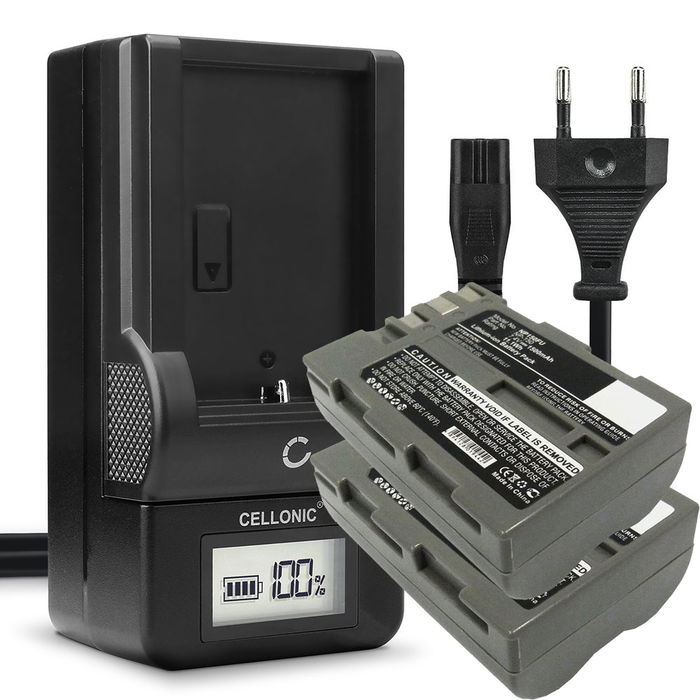 Batterie pour Fuji FinePix S5 Pro Accu 1500mAh - Batterie de rechange appareil photo et caméra + Chargeur