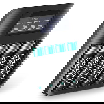 AA NiMH Batterie 2600mAh (x4) accu voor Sony Cyber-shot DSC-H300 DSC-H200 DSC-H5 DSC-H1 DSC-H2 - 4x AA 2600mAh + Oplader NH-AA-2DB vervangende accu voor camera