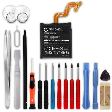 Batterie HB472023ECW 210mAh pour Huawei Watch GT2 - 42mm - + kit d'outils