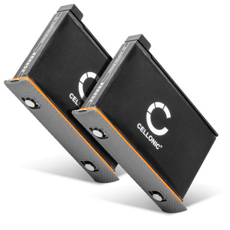 2x Accu voor Insta360 One X2 CINOSBT (1700mAh, 3.85V) van CELLONIC