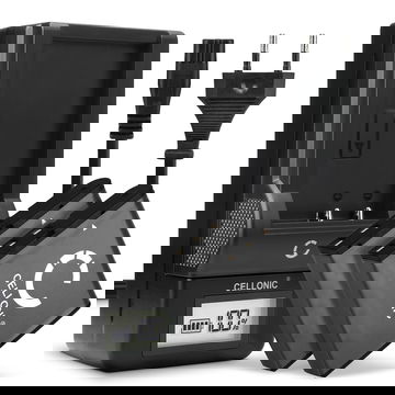 2x Batterij NP-40 + oplader voor Casio Exilim EX-FC100 EX-Z1000 Z1050 EX-Z40 EX-Z50 Z55 Z57 CELLONIC