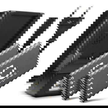 2x Batterie 700mAh pour appareil photo Praktica Luxmedia 12-Z4, Luxmedia 16-Z51 - Remplacement modèle NP-45 / PR-45 + Chargeur