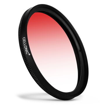 Graduated color filter Red for Fuji - Ø 46mm Gradient Filter