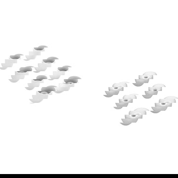 subtel Sony WF-1000XM3 Ear Tips - Replacement Earbud Tips for In-Ear Headphones - White Silicone Earphone Covers