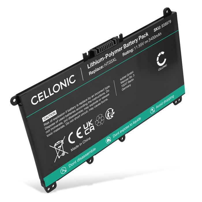 HP Pavilion 15-CW Batterij 3400mAh van Cellonic