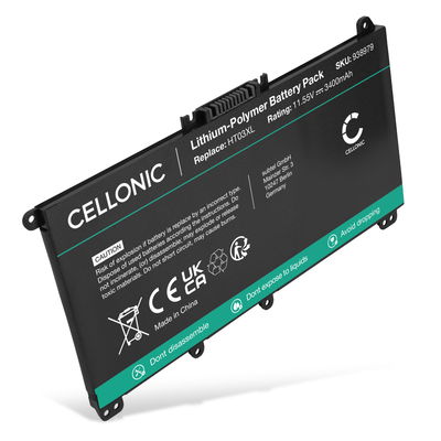 Batterie pour HP Pavilion 15, 250 G7, 255 G7, HT03XL, ht03041xl, L11119-855 11.55v 3400mAh de CELLONIC