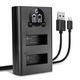 Chargeur Double + Câble USB