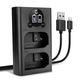 Chargeur Double + Câble USB