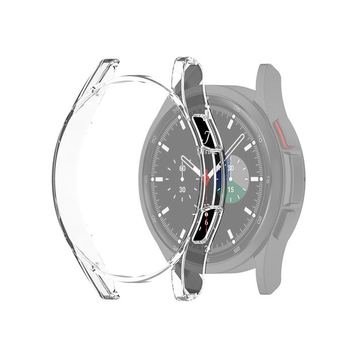 subtel Protection pour Samsung Galaxy Watch 4 Classic (42mm) - coque couleur Transparent anti rayure pour la monture de votre montre connectée.